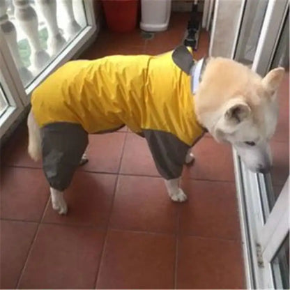 Dog Raincoat-Waterproof Jumpsuit