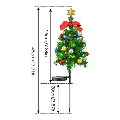 Solar Christmas Tree Pathway Lights